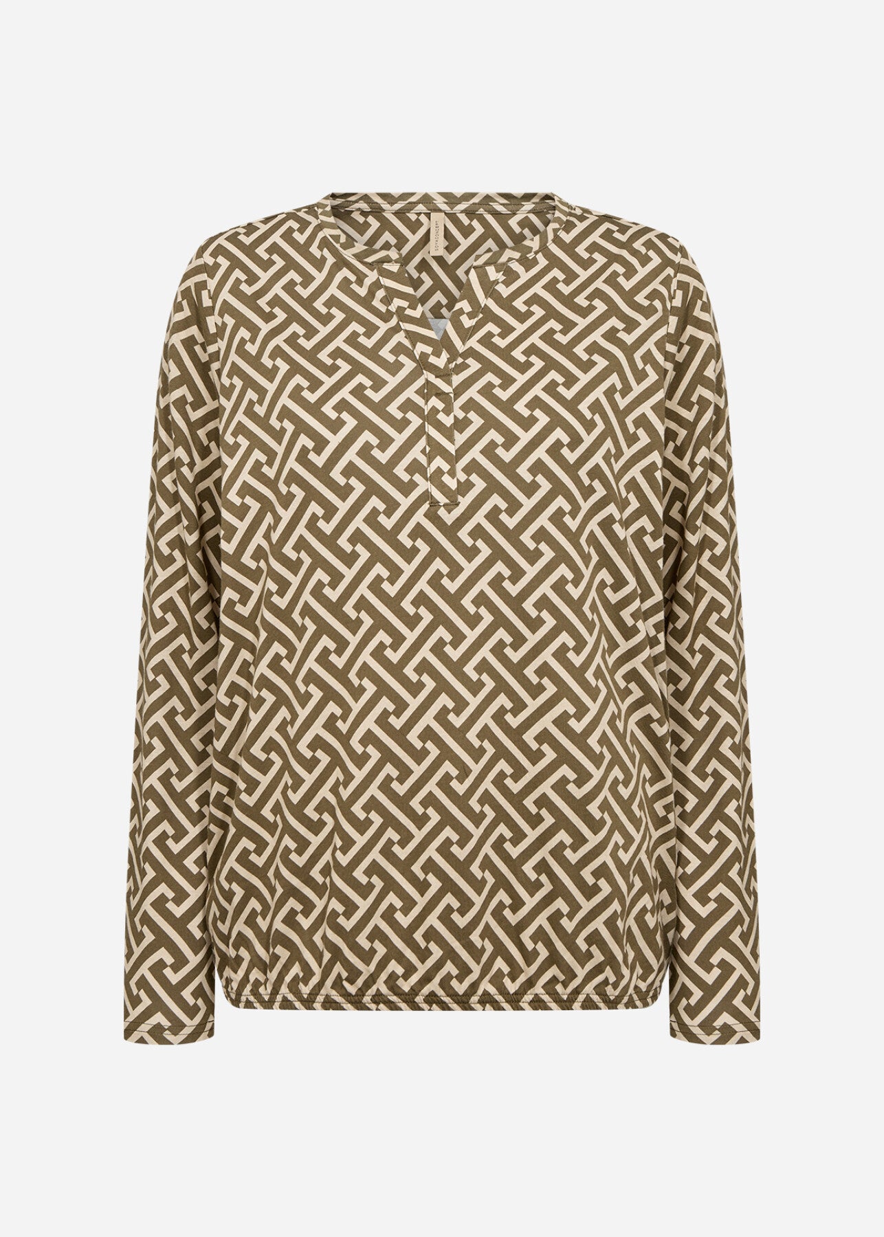 SC-FELICITY AOP 520 Blouse Dark green