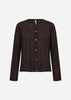 SC-VIOLETTA 5 Cardigan Dark plum