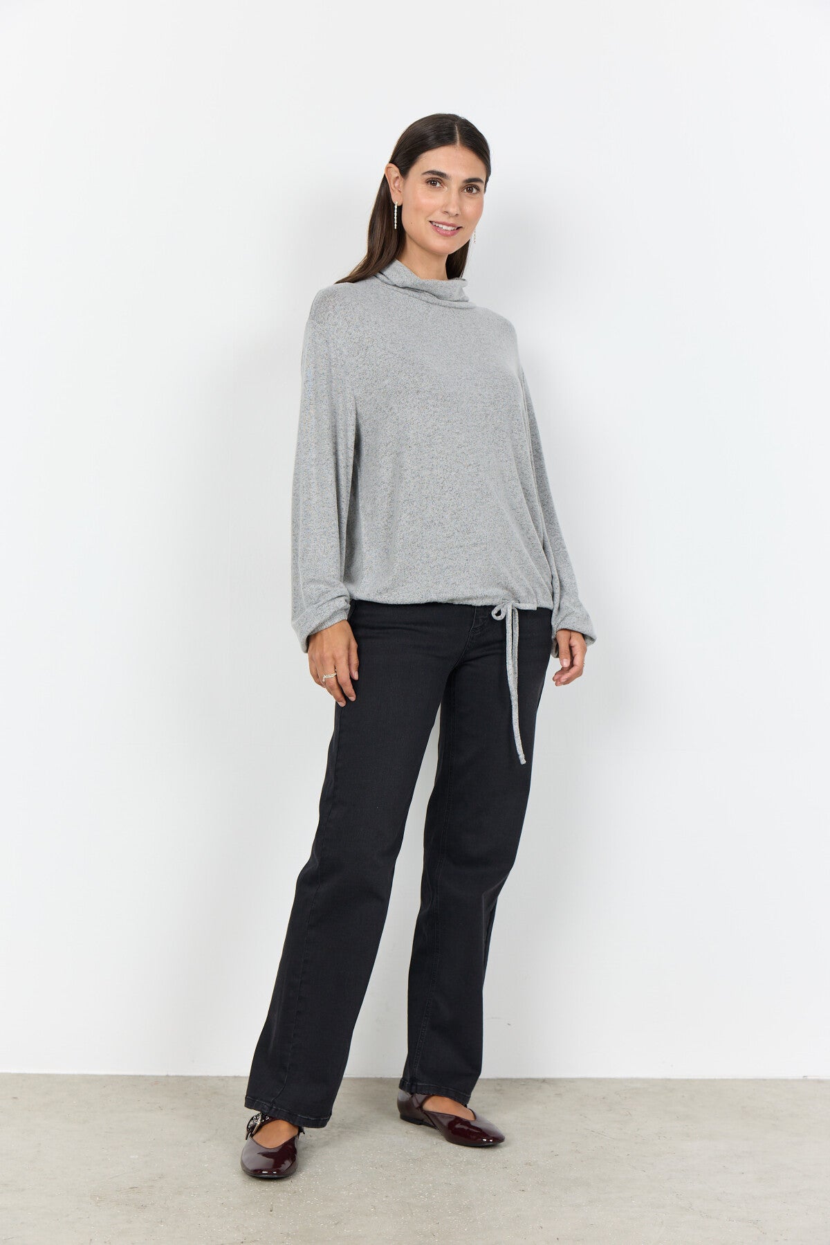 SC-BIARA 147 Blouse Grey