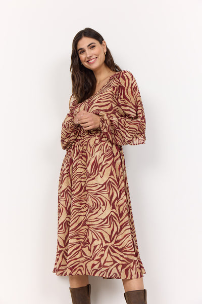 SC-VALBORG 2 Dress Dark red