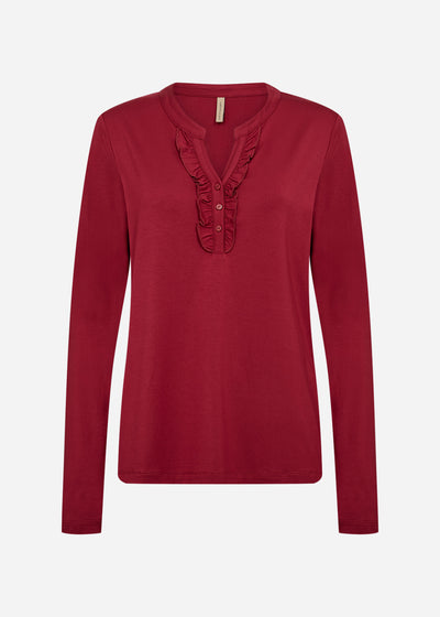 SC-MARICA 339 Blouse Dark red