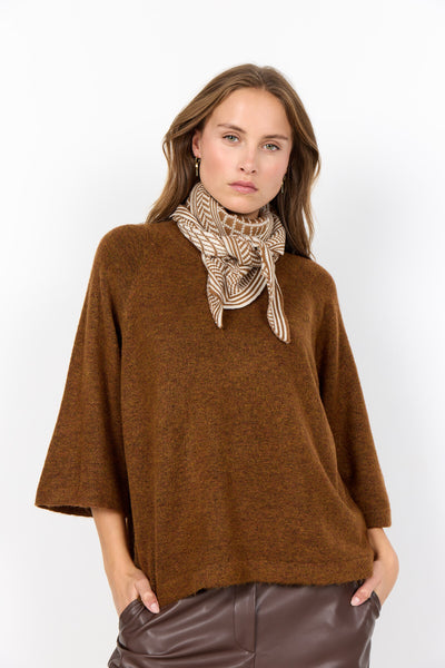 SC-BUKET 13 Scarf Brown