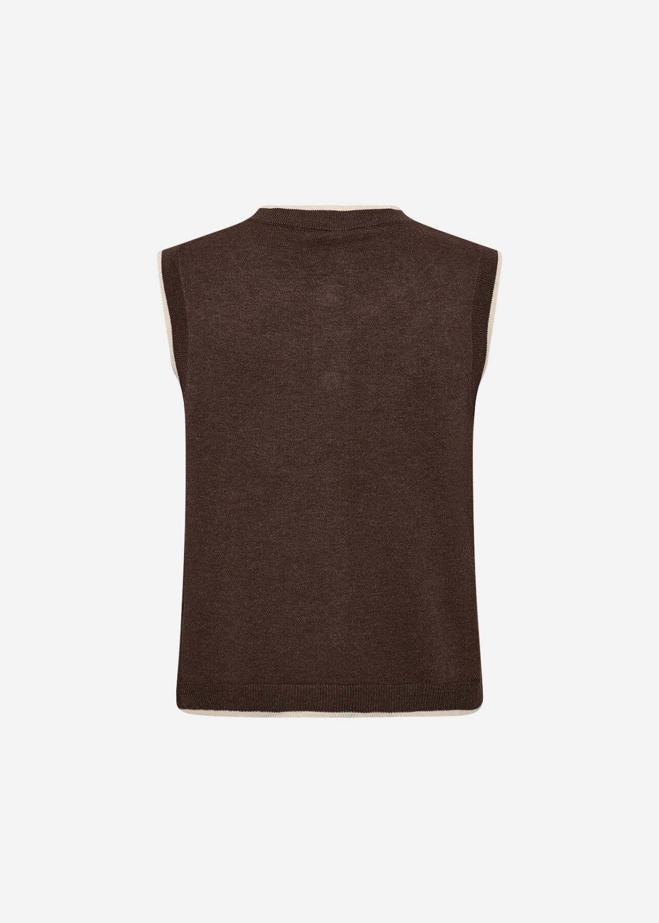 SC-DOLLIE 792 Waistcoat Dark brown