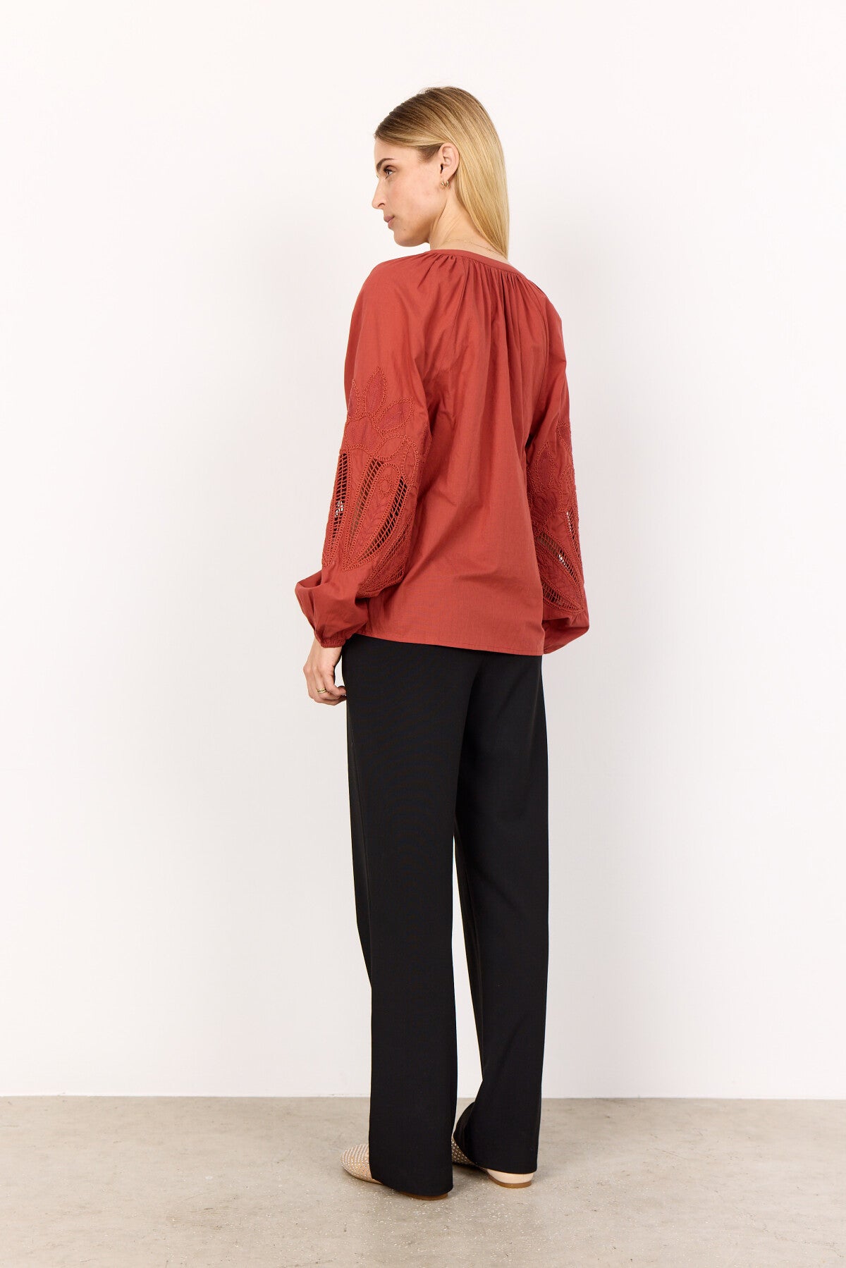 SC-CALISTE 21 Blouse Rust red