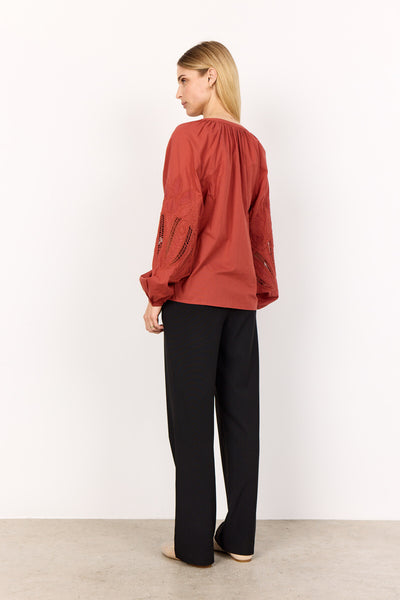SC-CALISTE 21 Blouse Rust red