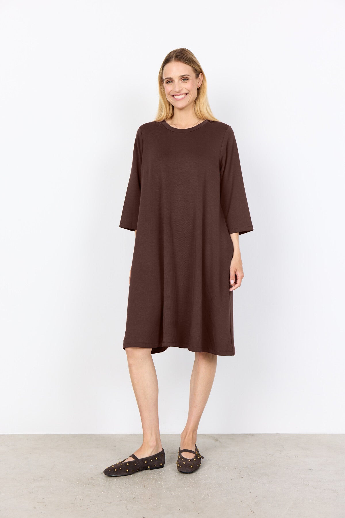 SC-BANU 155 Dress Dark brown