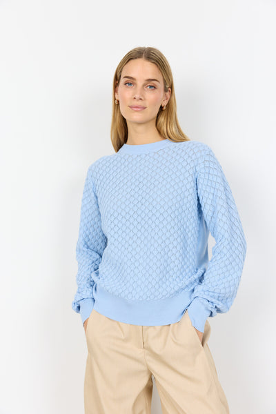 SC-AMELA 1 Pullover Light blue