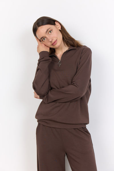 SC-BANU 187 Sweatshirt Dark brown