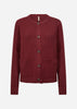SC-KANITA 38 Cardigan Ruby red