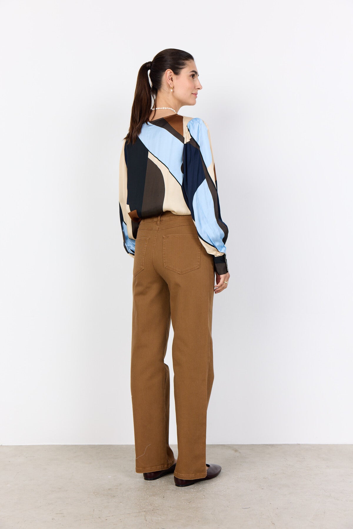 SC-BELL 1 Blouse Light blue