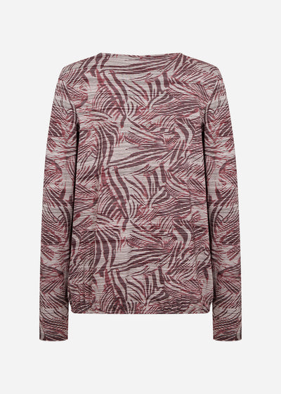 SC-GALINA 63 Blouse Dark red