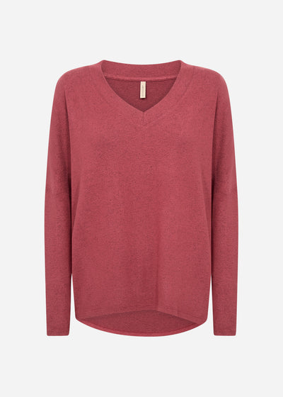 SC-BIARA 90 Blouse Ruby red