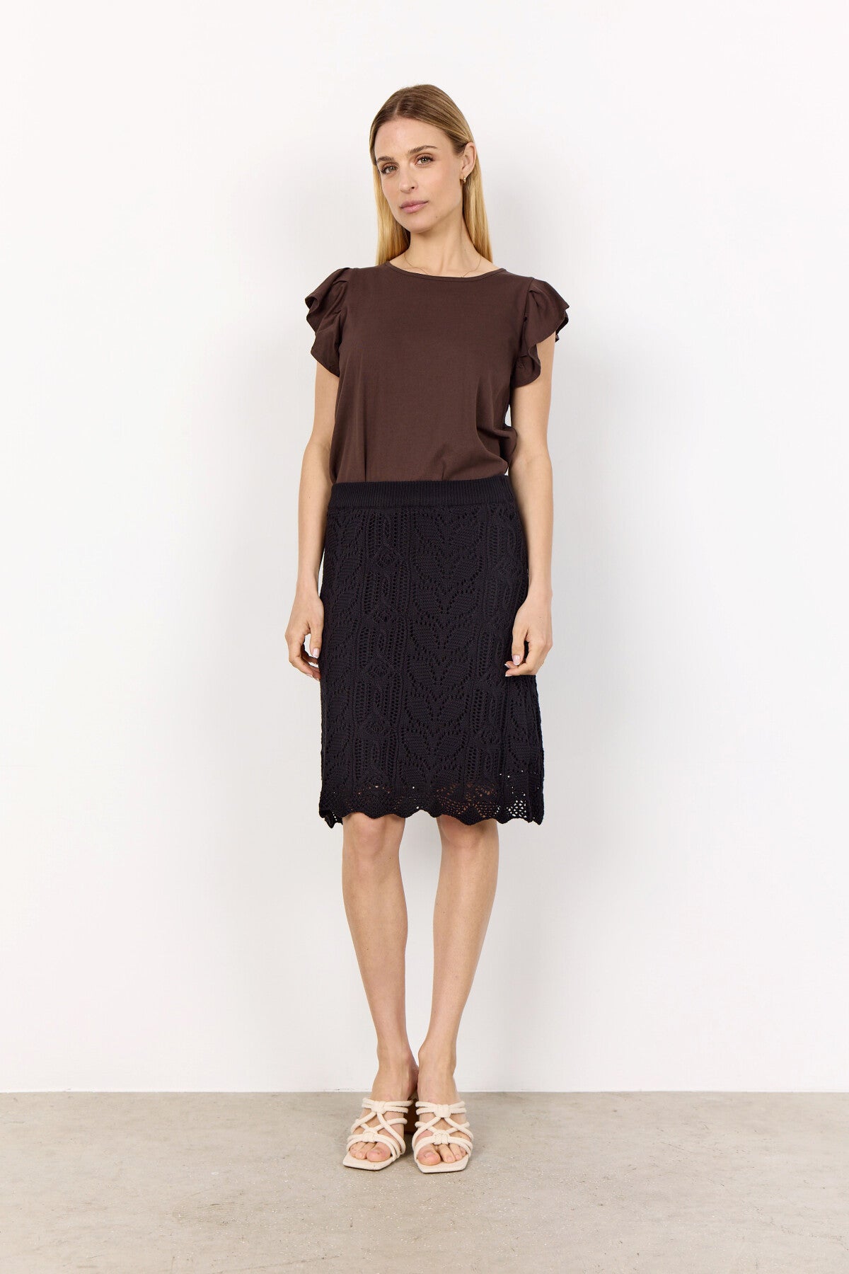 SC-DERBY 52 T-shirt Dark brown