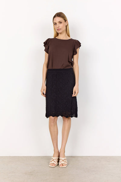 SC-DERBY 52 T-shirt Dark brown