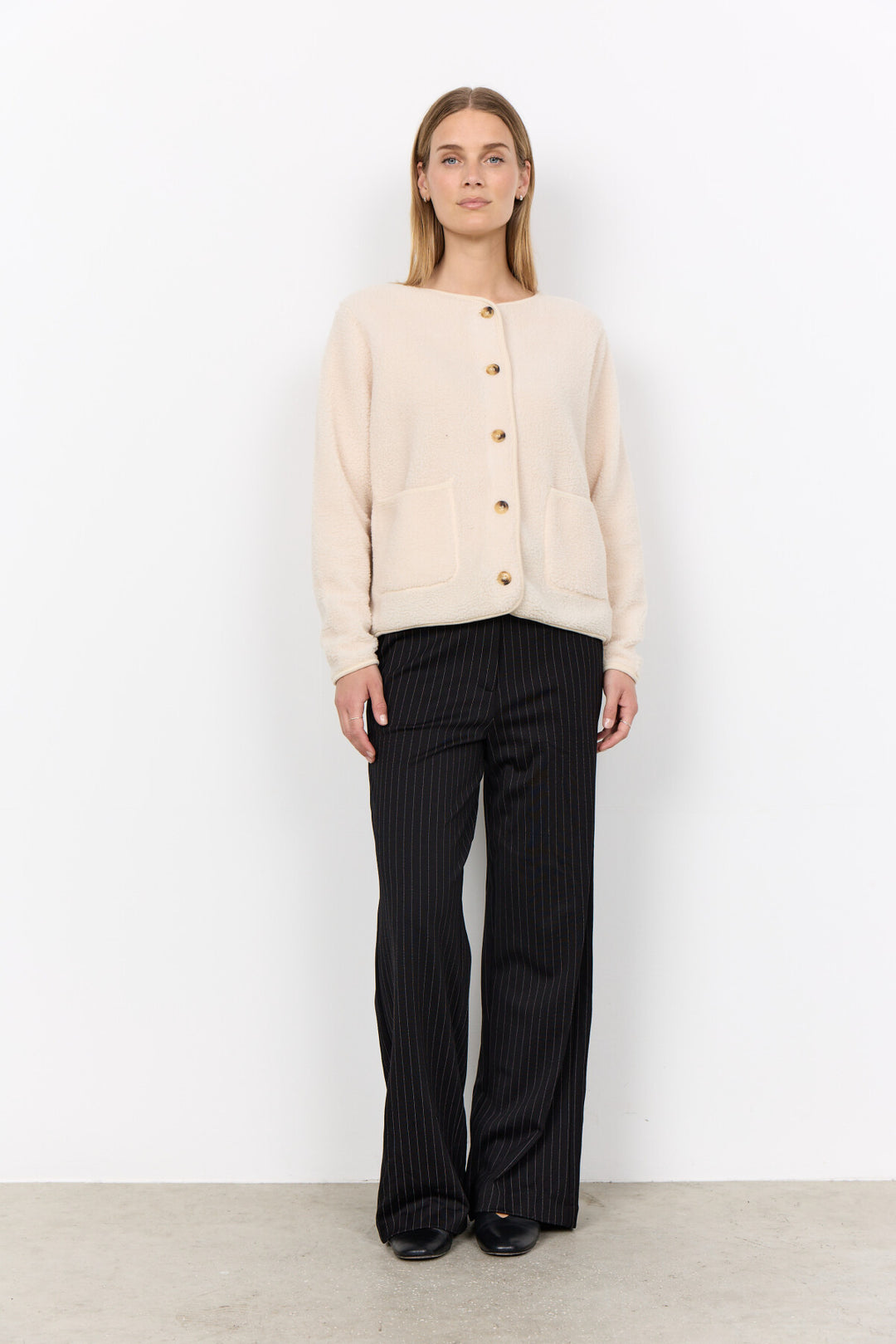 SC-ONYX 2 Cardigan in Cream from soyaconcept | Soyaconcept.com