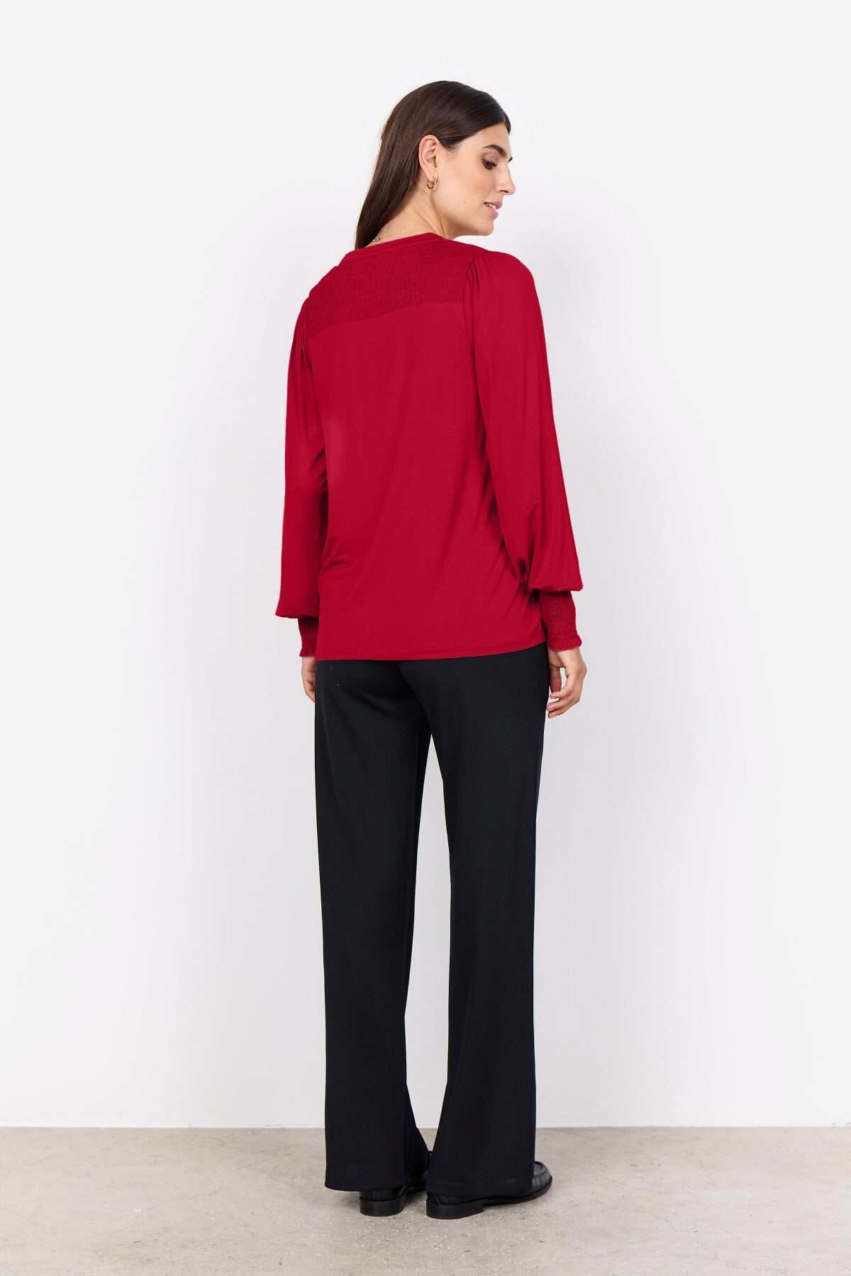 SC-MARICA 303 Blouse Dark red