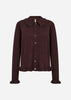 SC-HELDA 3 Cardigan Dark plum