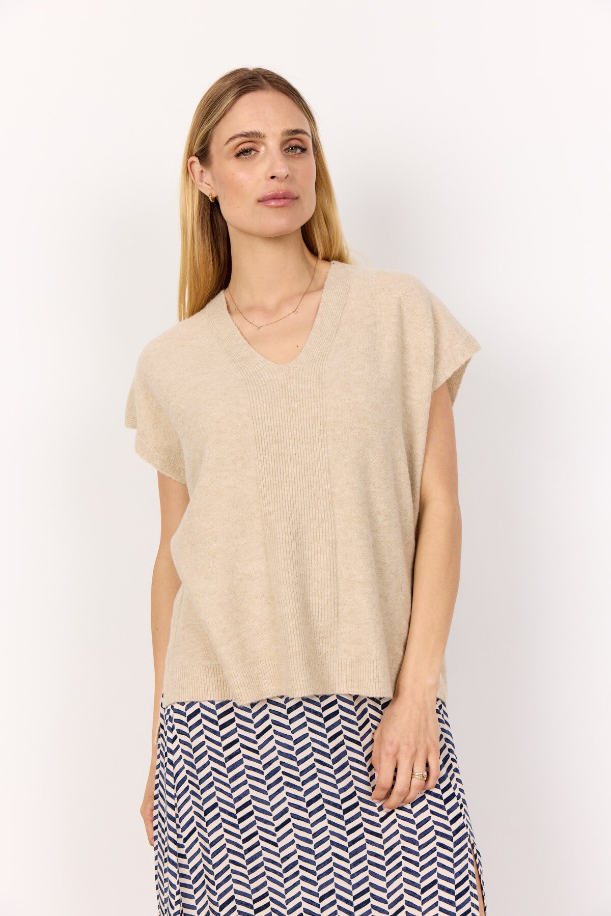 SC-SERINE 1 Waistcoat Sand