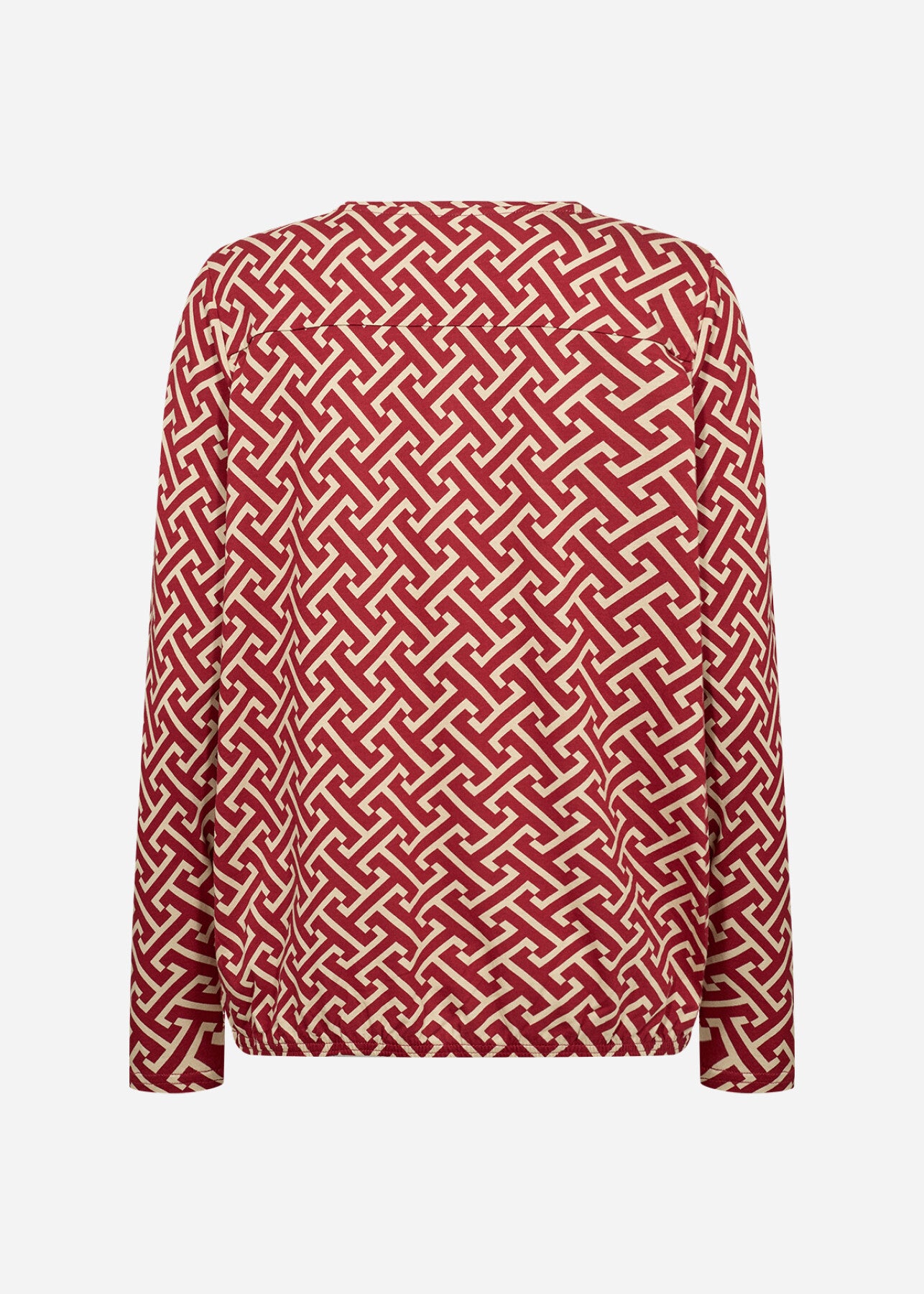 SC-FELICITY AOP 520 Blouse Dark red