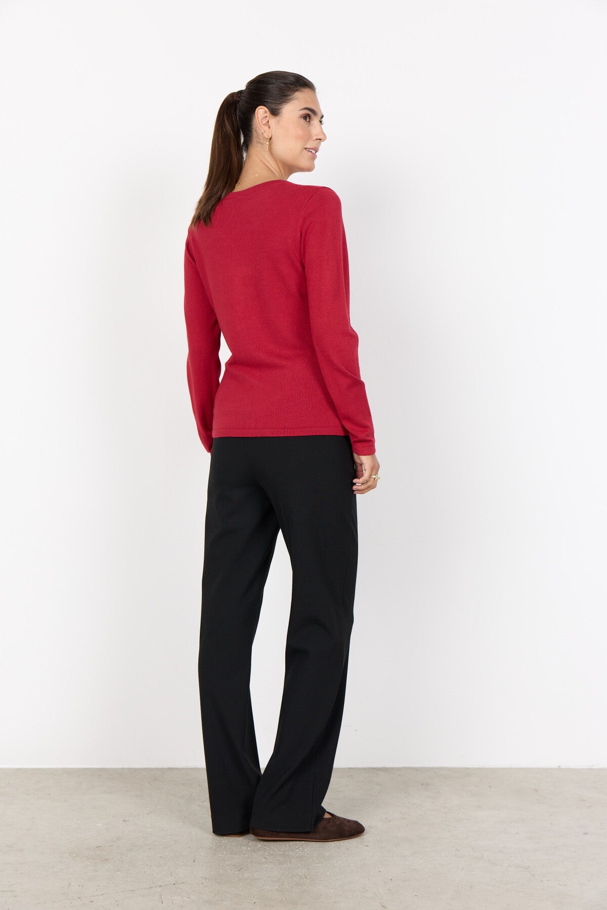 SC-DOLLIE 446 Cardigan Dark red