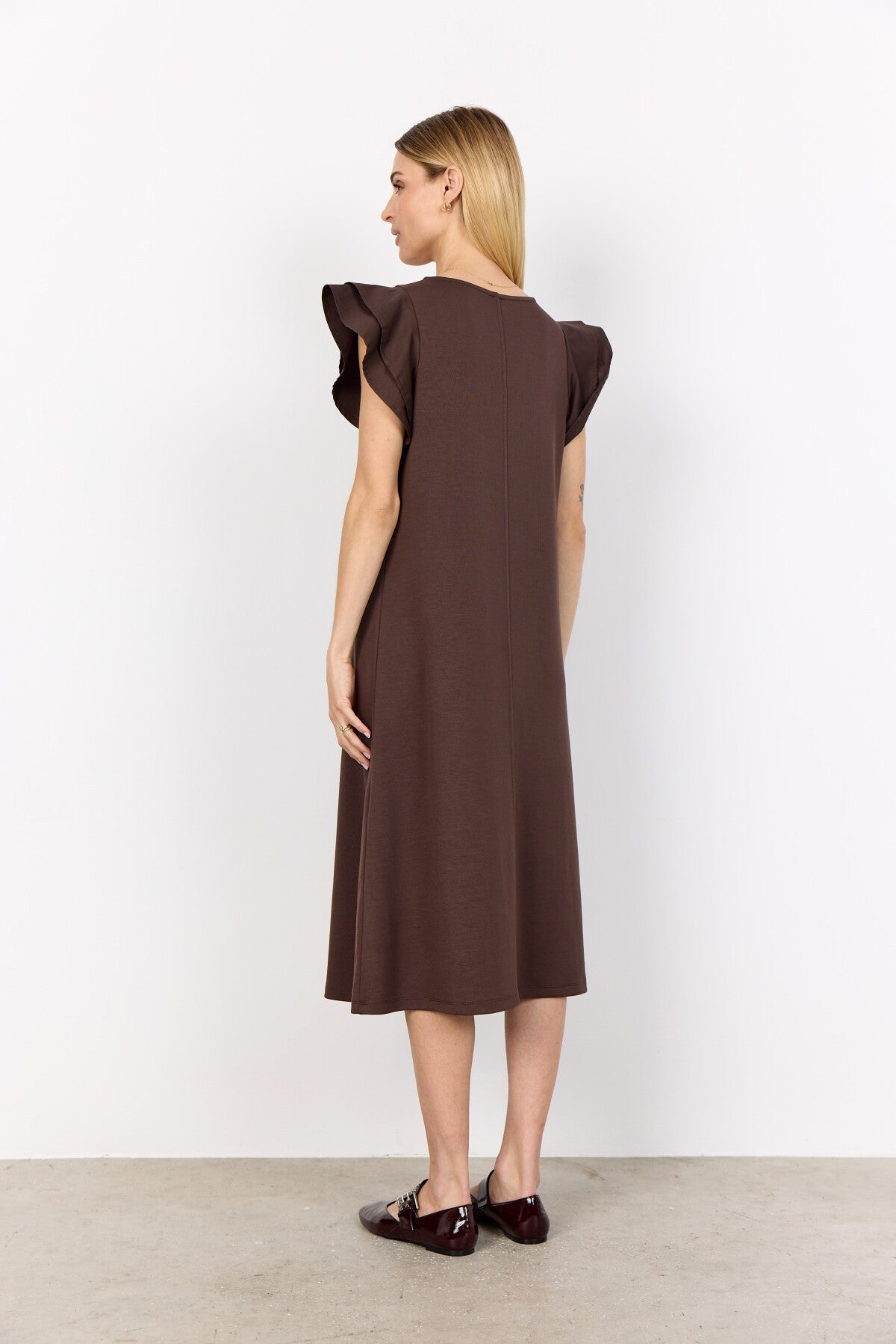 SC-BANU 251 Dress Dark brown
