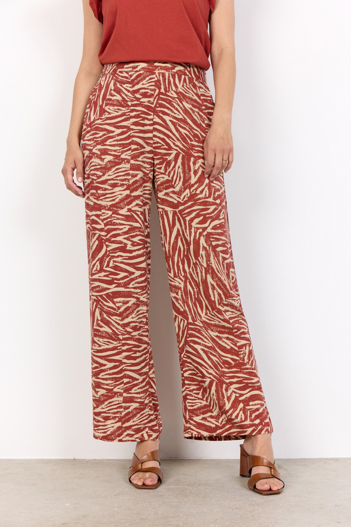 SC-SADE 4-B Pants Rust red