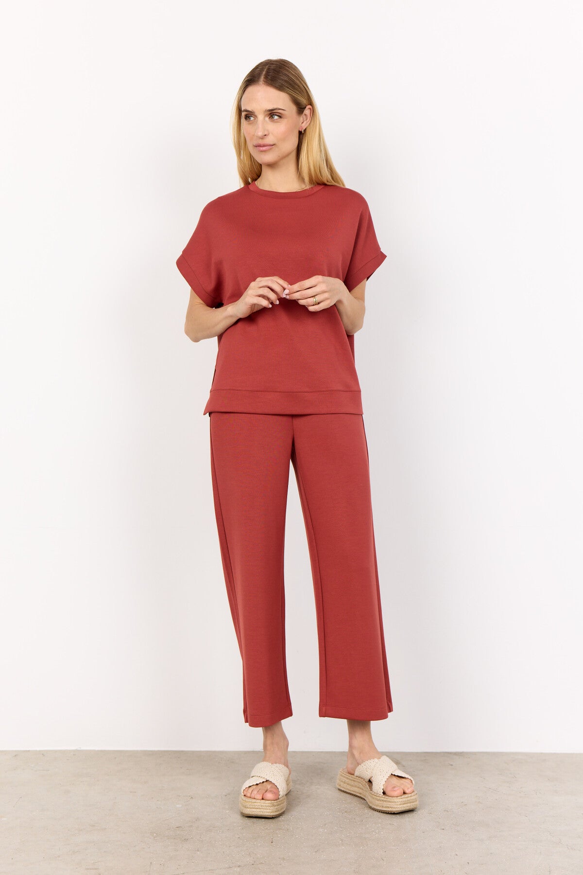 SC-BANU 245 Blouse Rust red