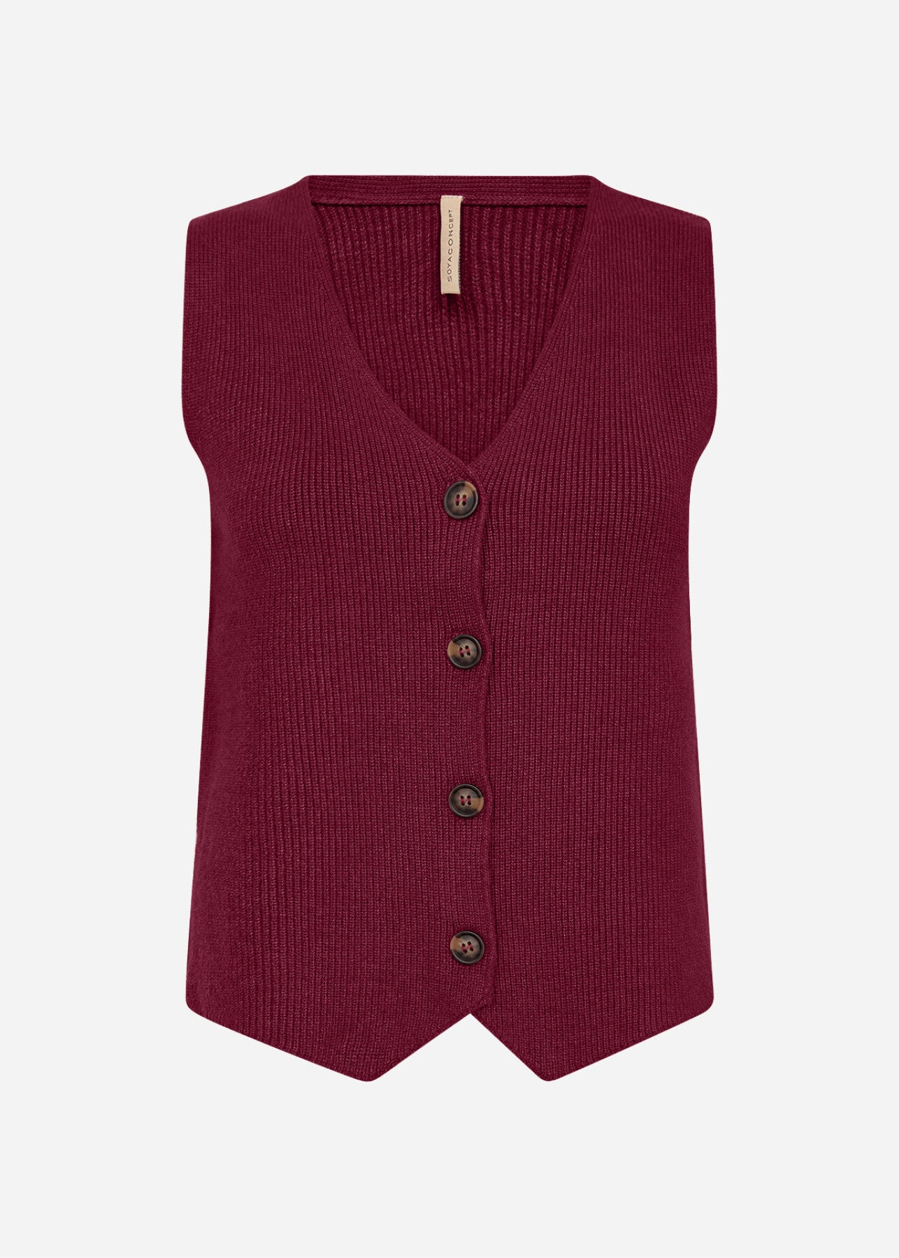 SC-KANITA 27 Waistcoat Bordeaux