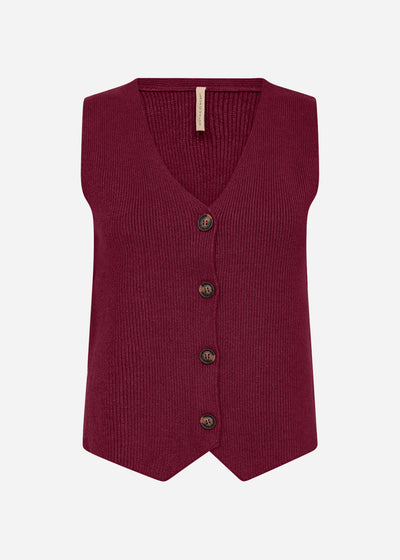 SC-KANITA 27 Waistcoat Bordeaux