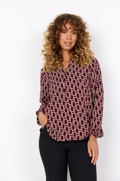 SC-VARLA 4 Blouse Bordeaux