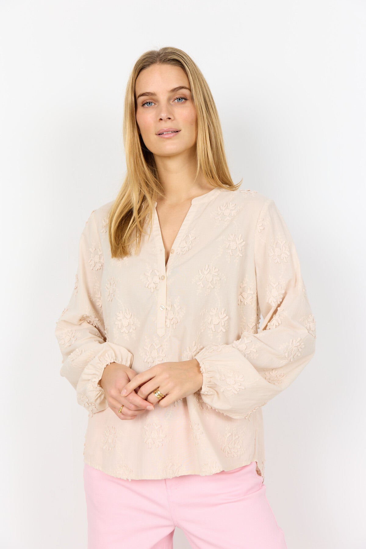 SC-BARBRA 1 Blouse Cream