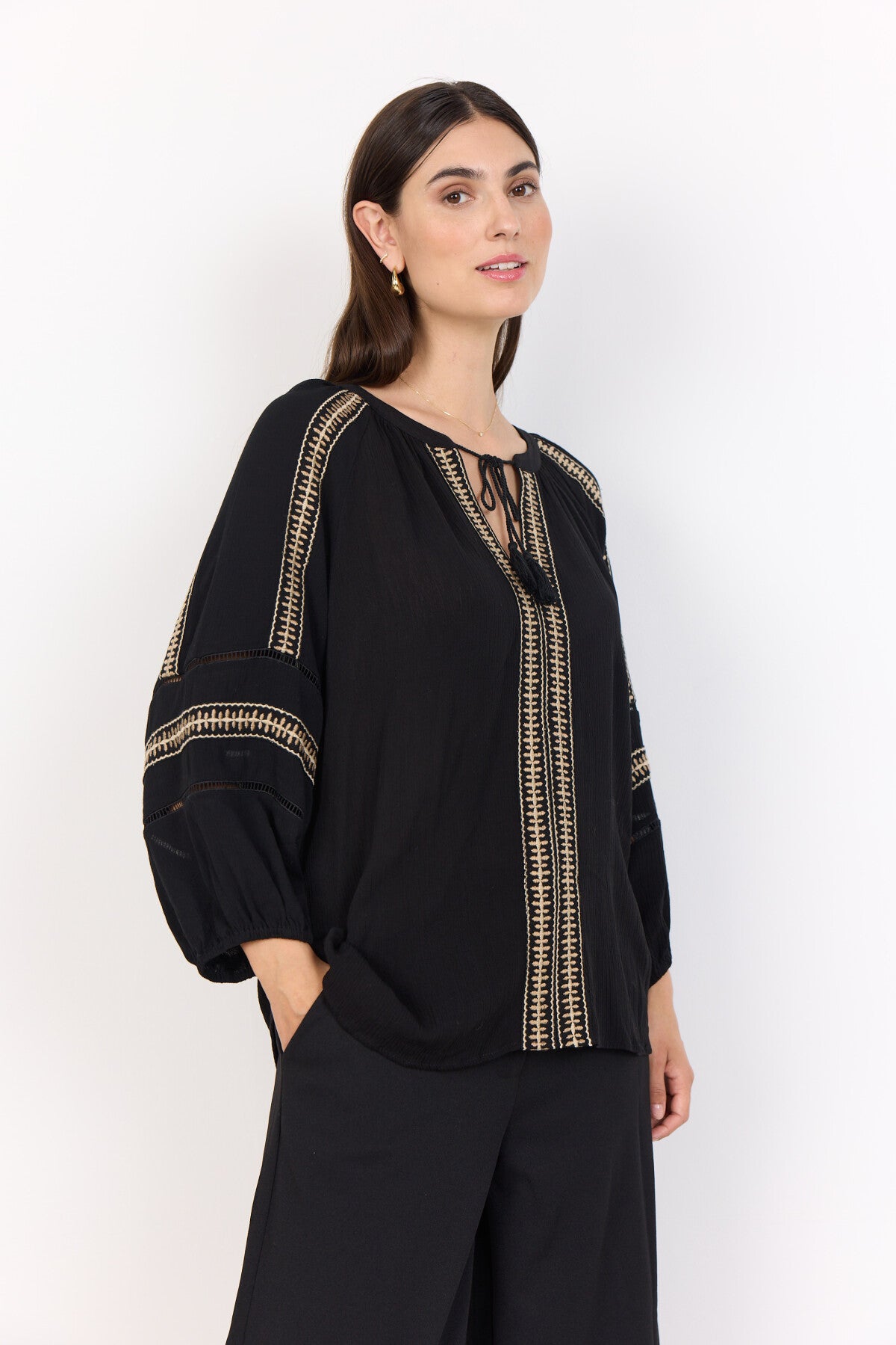 SC-SEBORA 1 Blouse Black