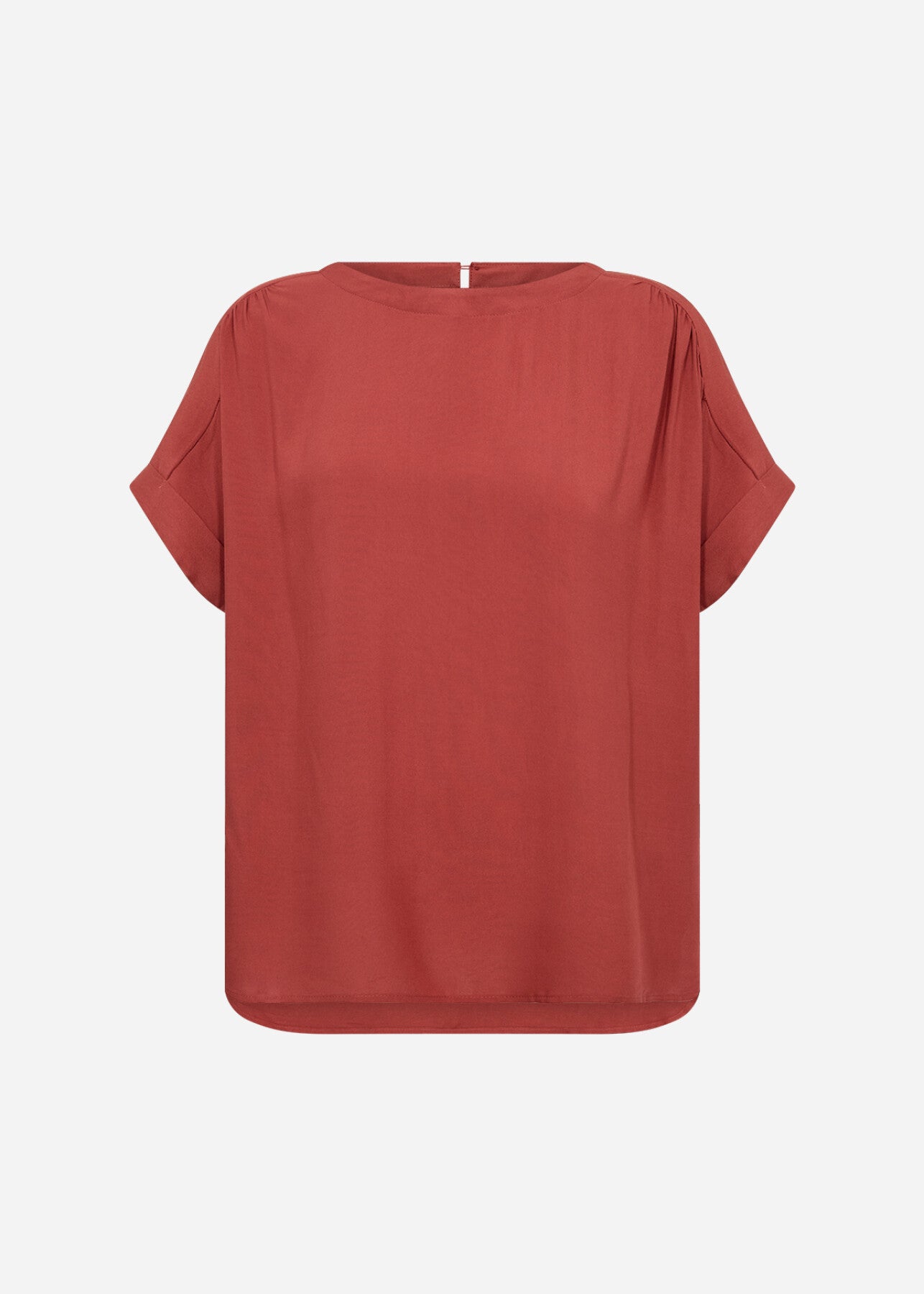 SC-RADIA 214 Blouse Rust red