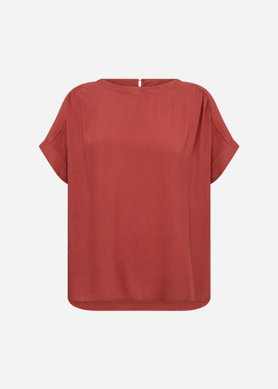 SC-RADIA 214 Blouse Rust red