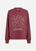 SC-BANU 317 Sweatshirt Dark red