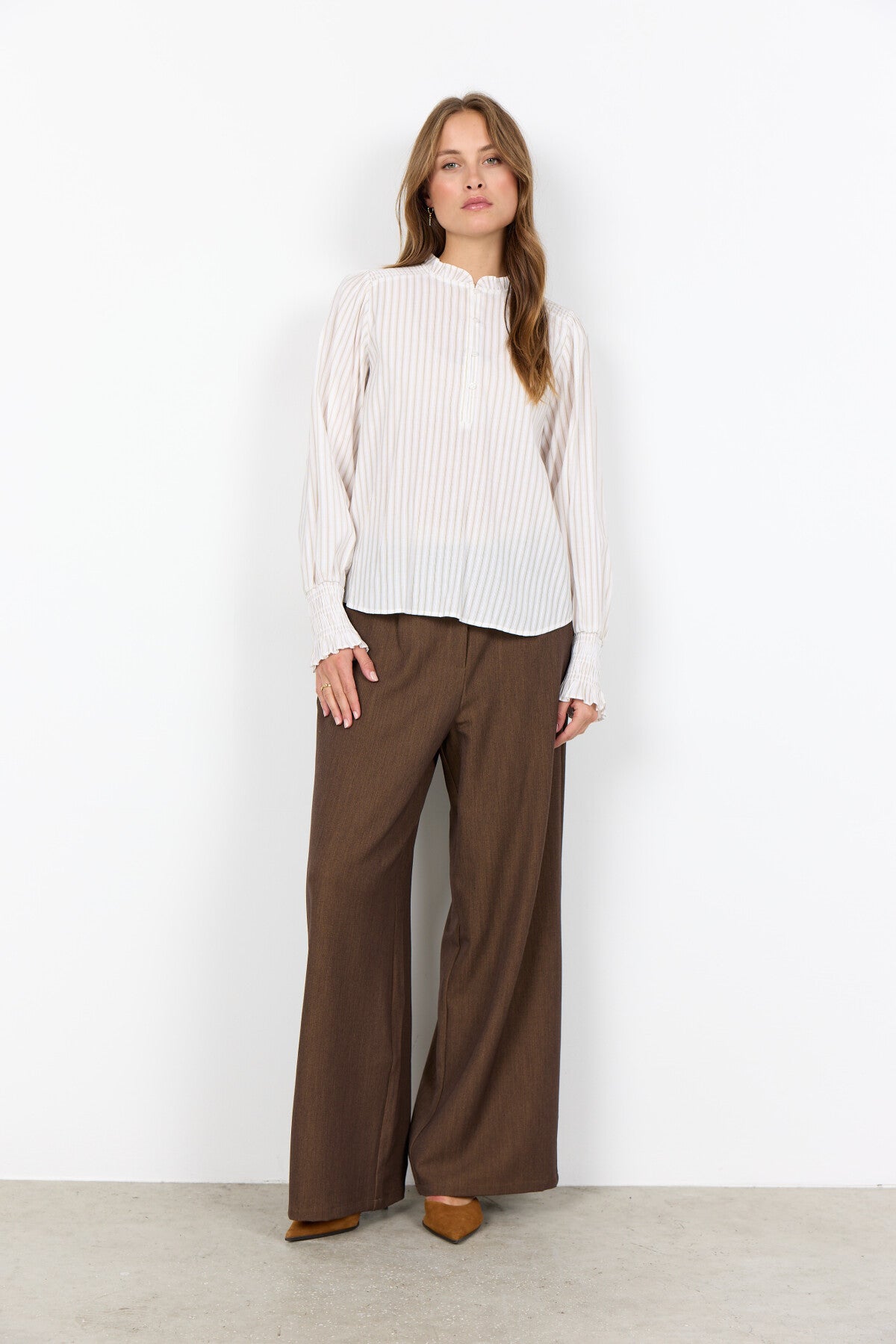 SC-ARIANNE 1 Blouse Brown