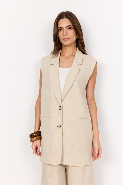 SC-SIMI 1 Waistcoat Sand
