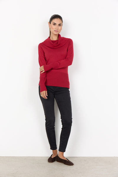 SC-DOLLIE 305 Pullover Dark red