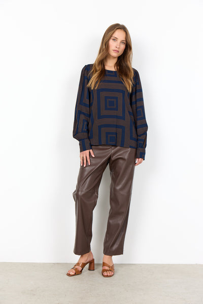 SC-ANNABEL 1 Blouse Dark blue