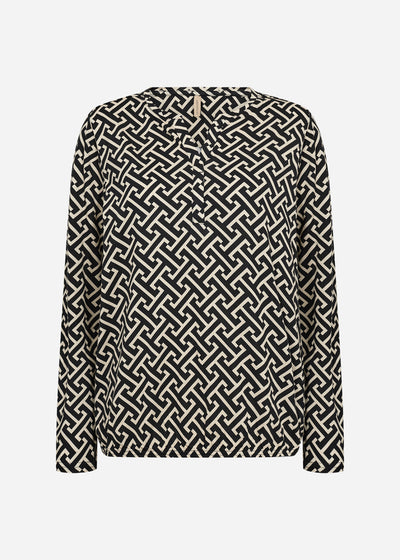 SC-FELICITY AOP 520 Blouse Black