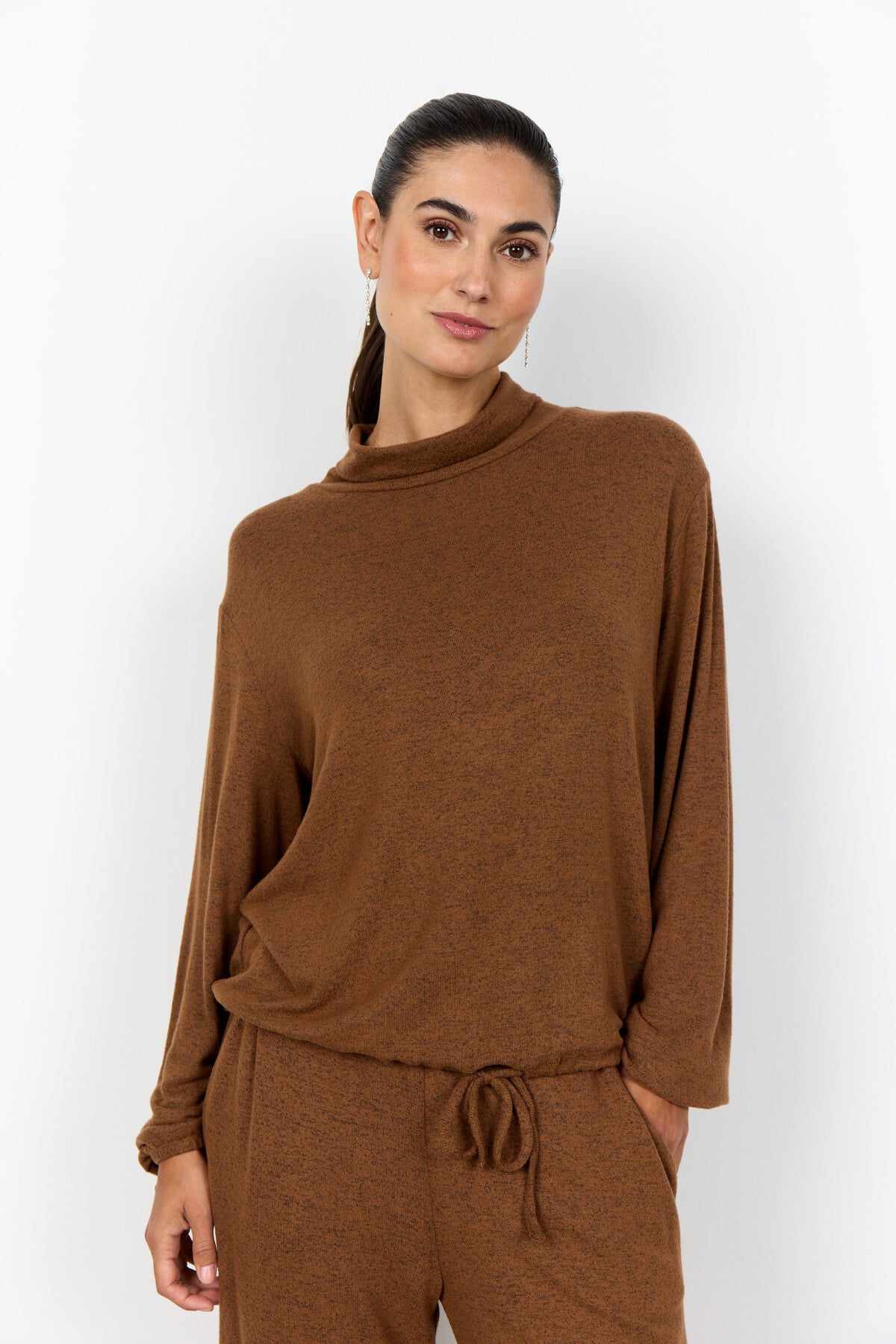 SC-BIARA 147 Blouse Brown