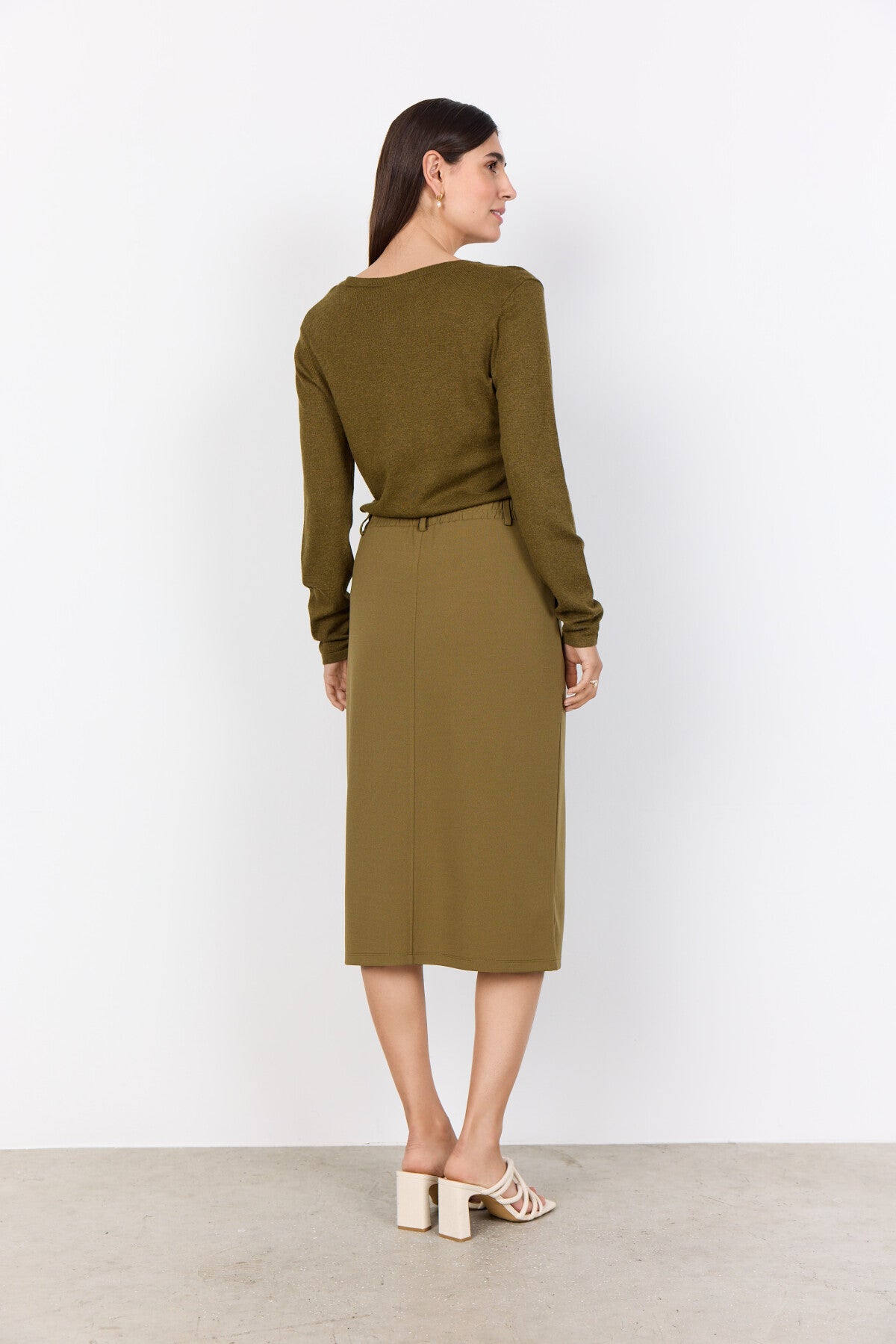 SC-DOLLIE 446 Cardigan Olive