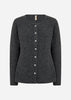 SC-HERLA 10 Cardigan Dark grey