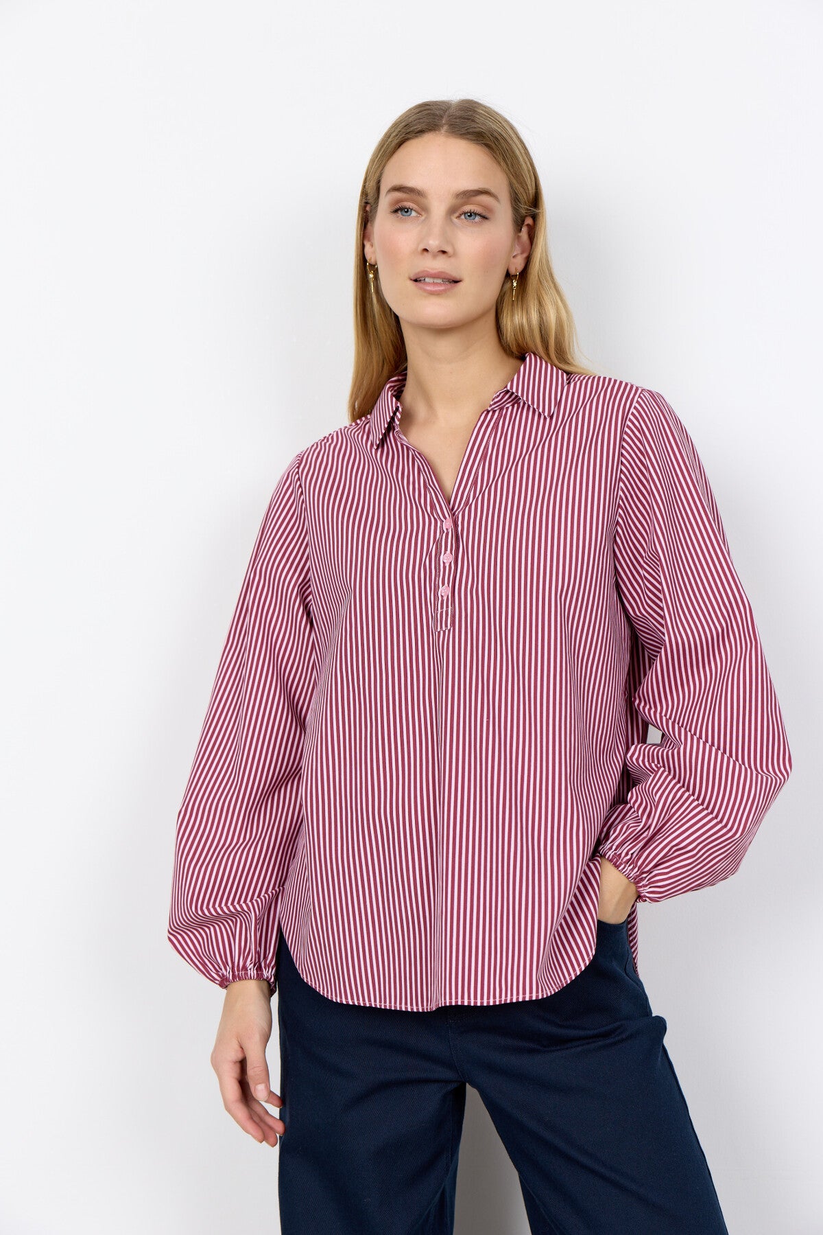 SC-BELINDA 1 Shirt Ruby red