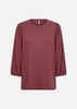 SC-BIARA 116 Blouse Dark red