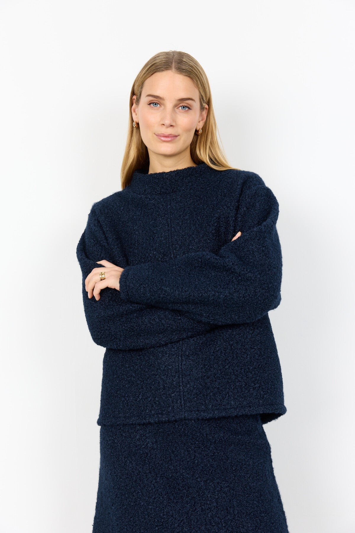 SC-SHAIMA 3 Blouse Navy