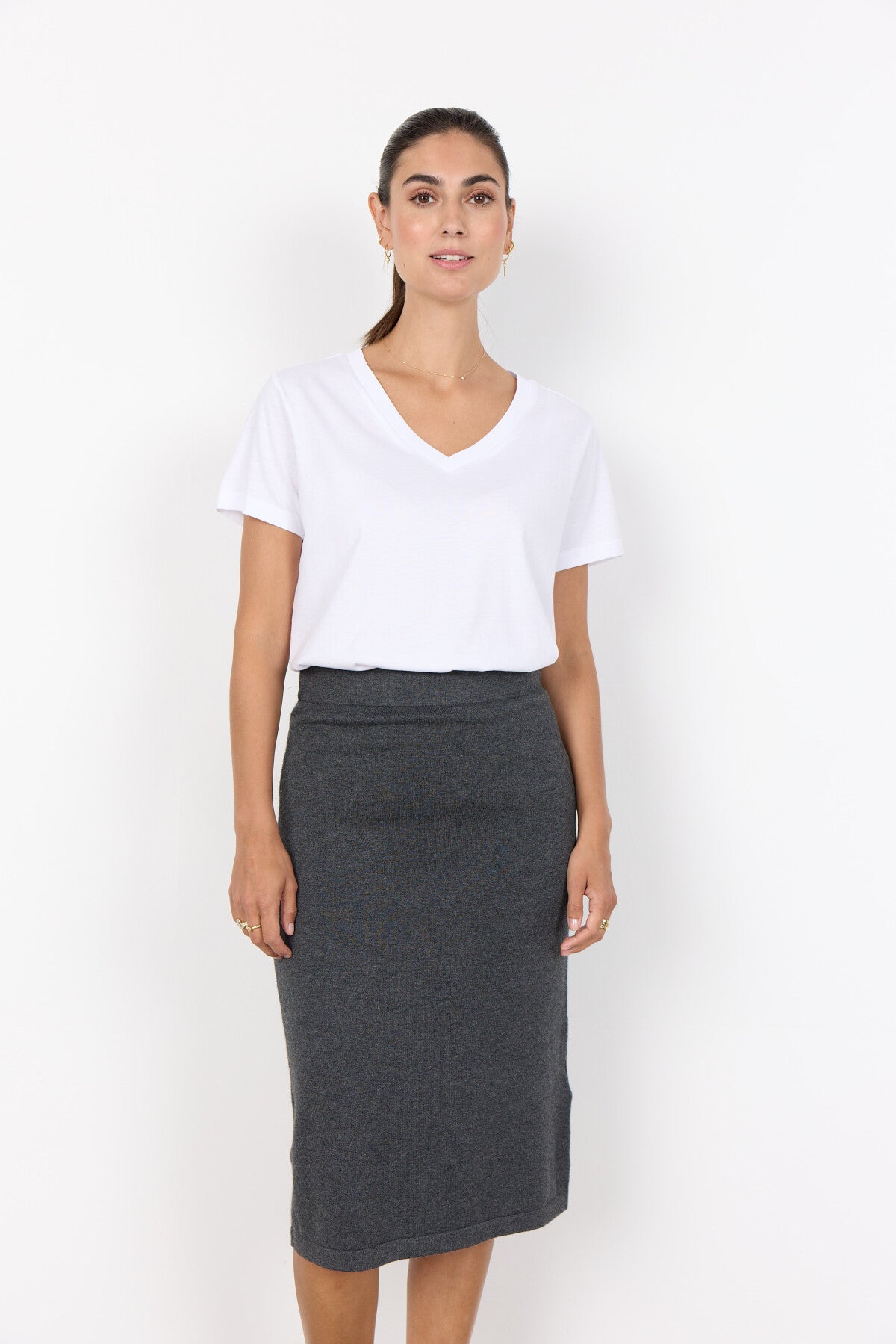 SC-DOLLIE 798 Skirt Dark grey