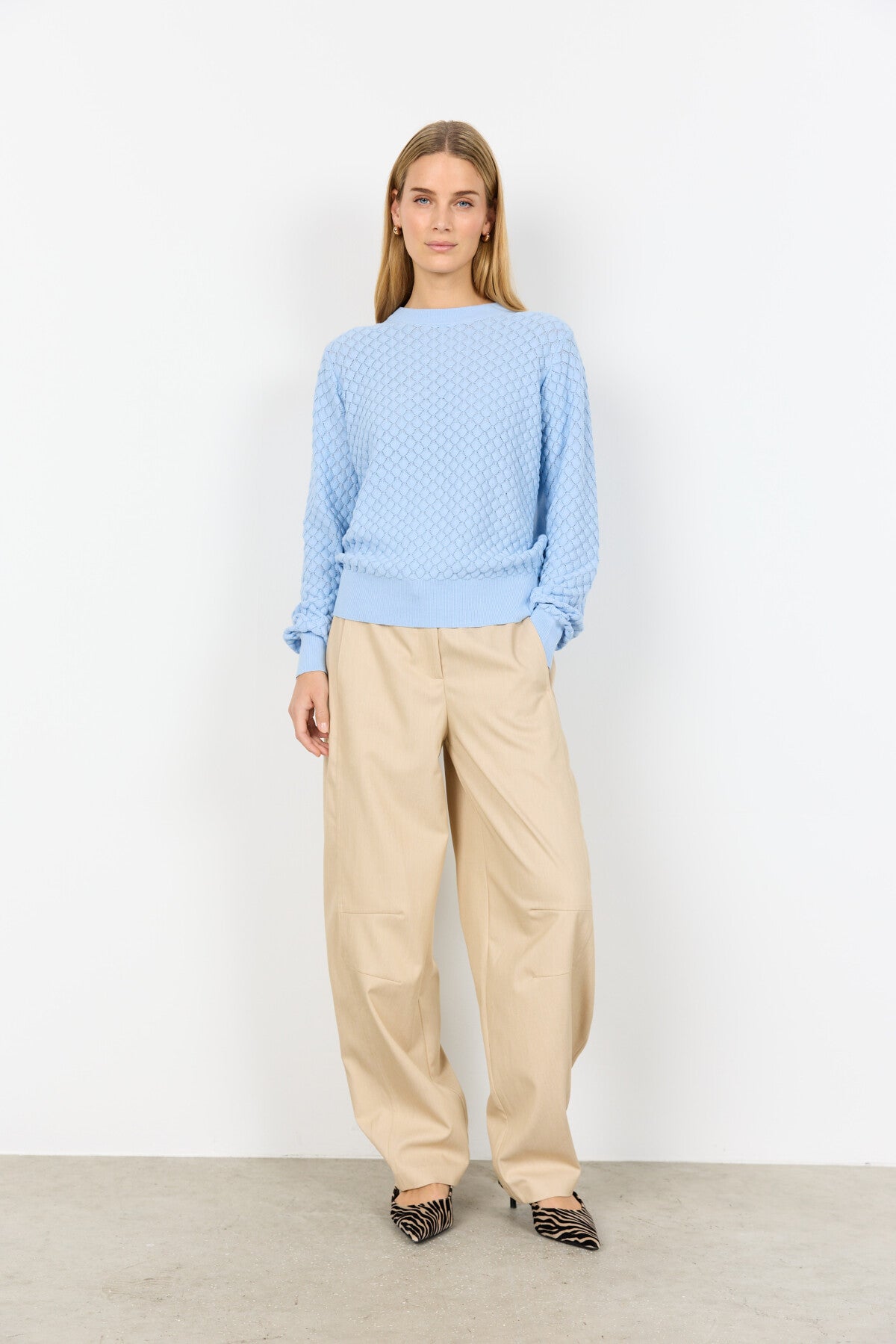SC-AMELA 1 Pullover Light blue