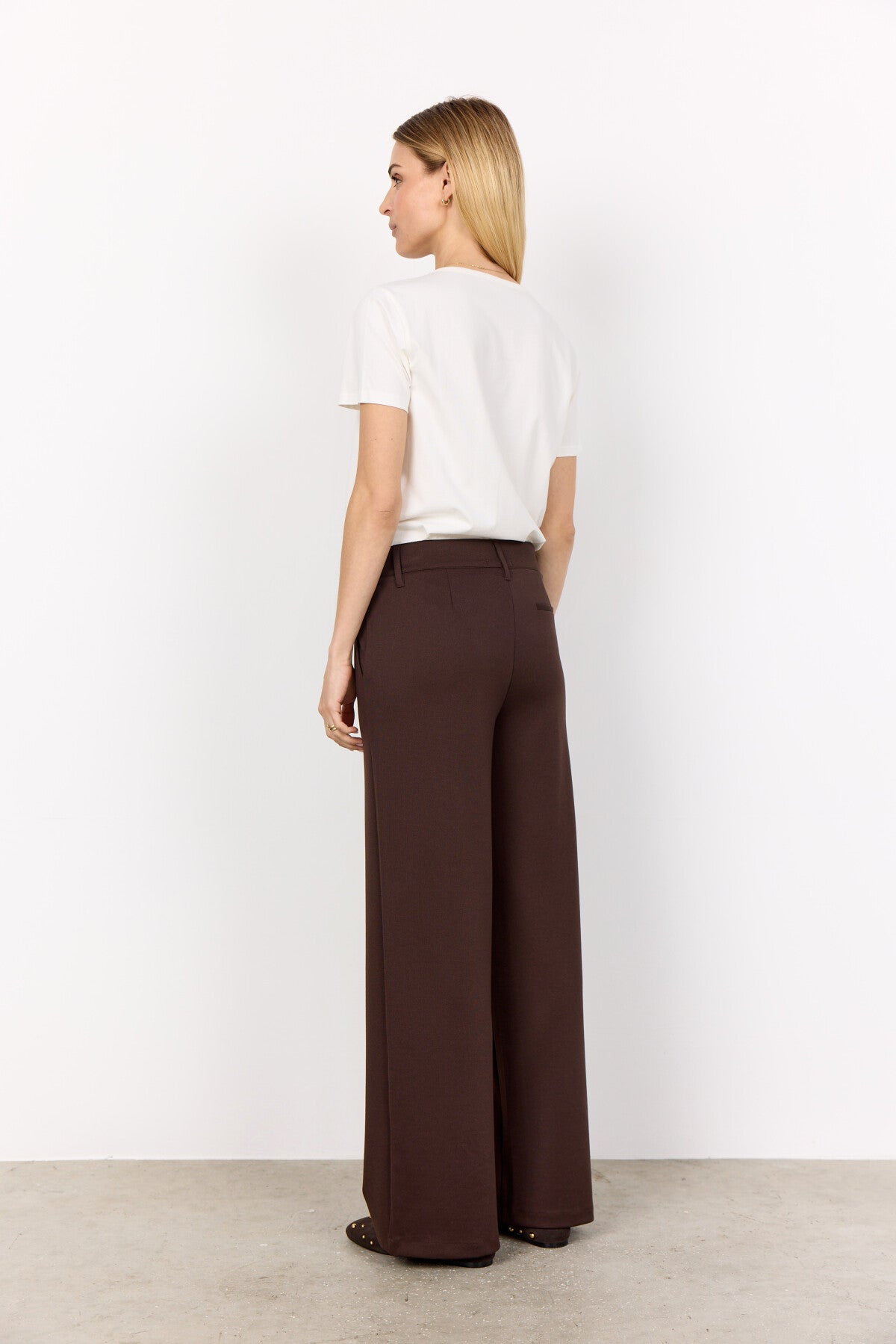 SC-DANIELA 9 Pants Dark brown