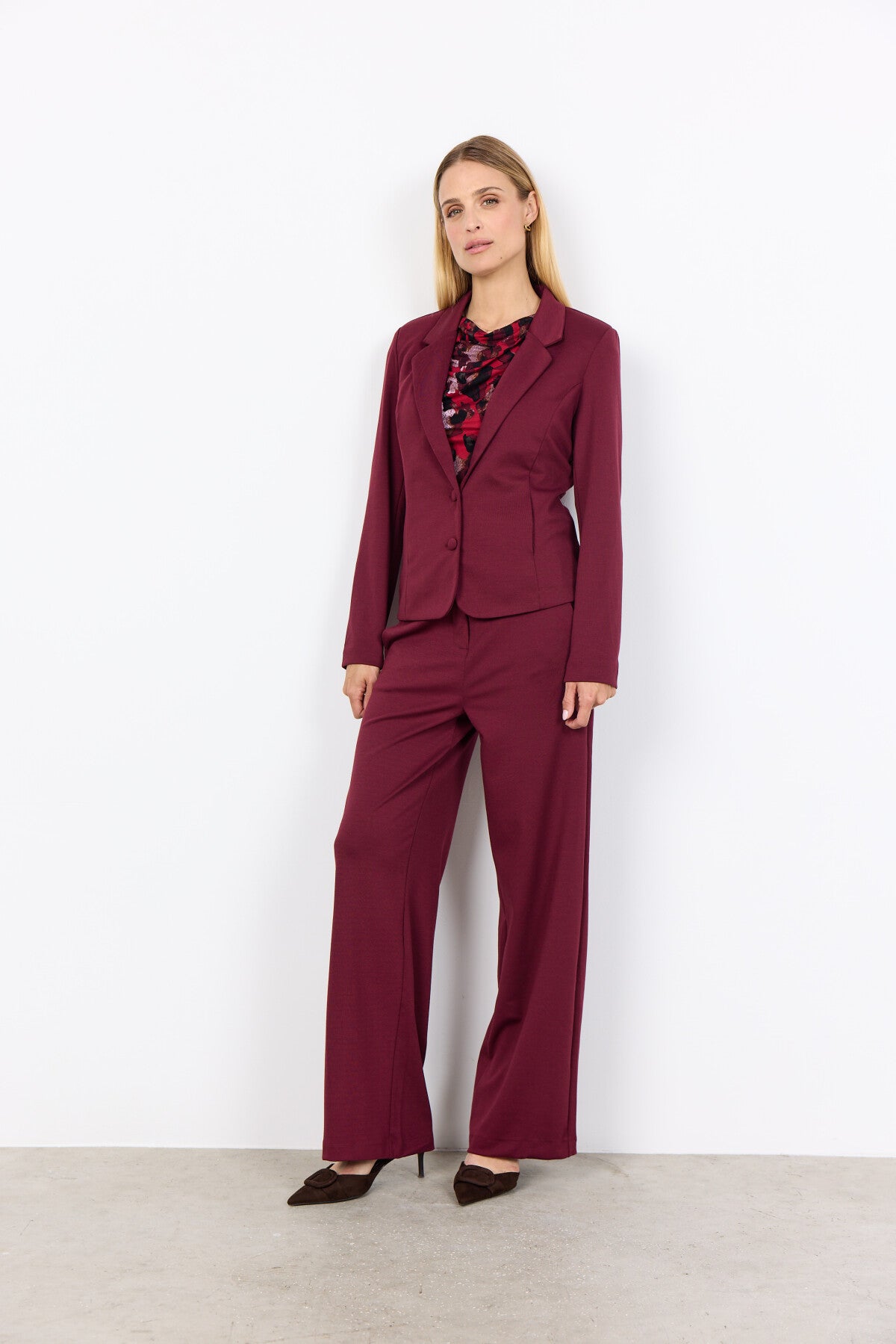 SC-DANIELA 1 Blazer Bordeaux